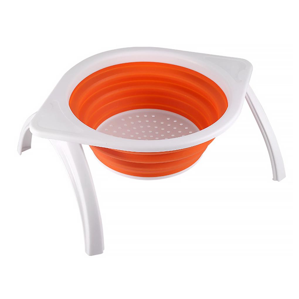 Foldable Drain Basket Silicone Vegetable Strainer Large Capacity Food Draining Colander with Bracket Household Tools Gifts оранжевый
Foldable Drain Basket Silicone Vegetable Strainer Large Capacity Food Draining Colander with Bracket Household Tools Gifts оранжевый