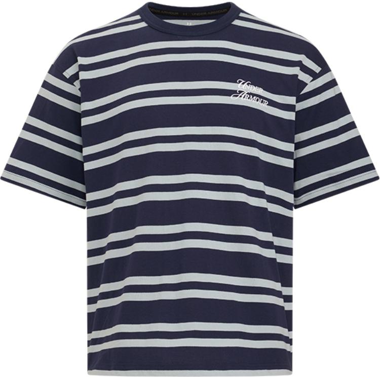 Under Armour Sports Club Round Neck Drop Shoulder Striped Short Sleeve T-Shirt Unisex T-Shirts Navy-Blue 6006003-410 2XL
Under Armour Sports Club Round Neck Drop Shoulder Striped Short Sleeve T-Shirt Unisex T-Shirts Navy-Blue 6006003-410 2XL