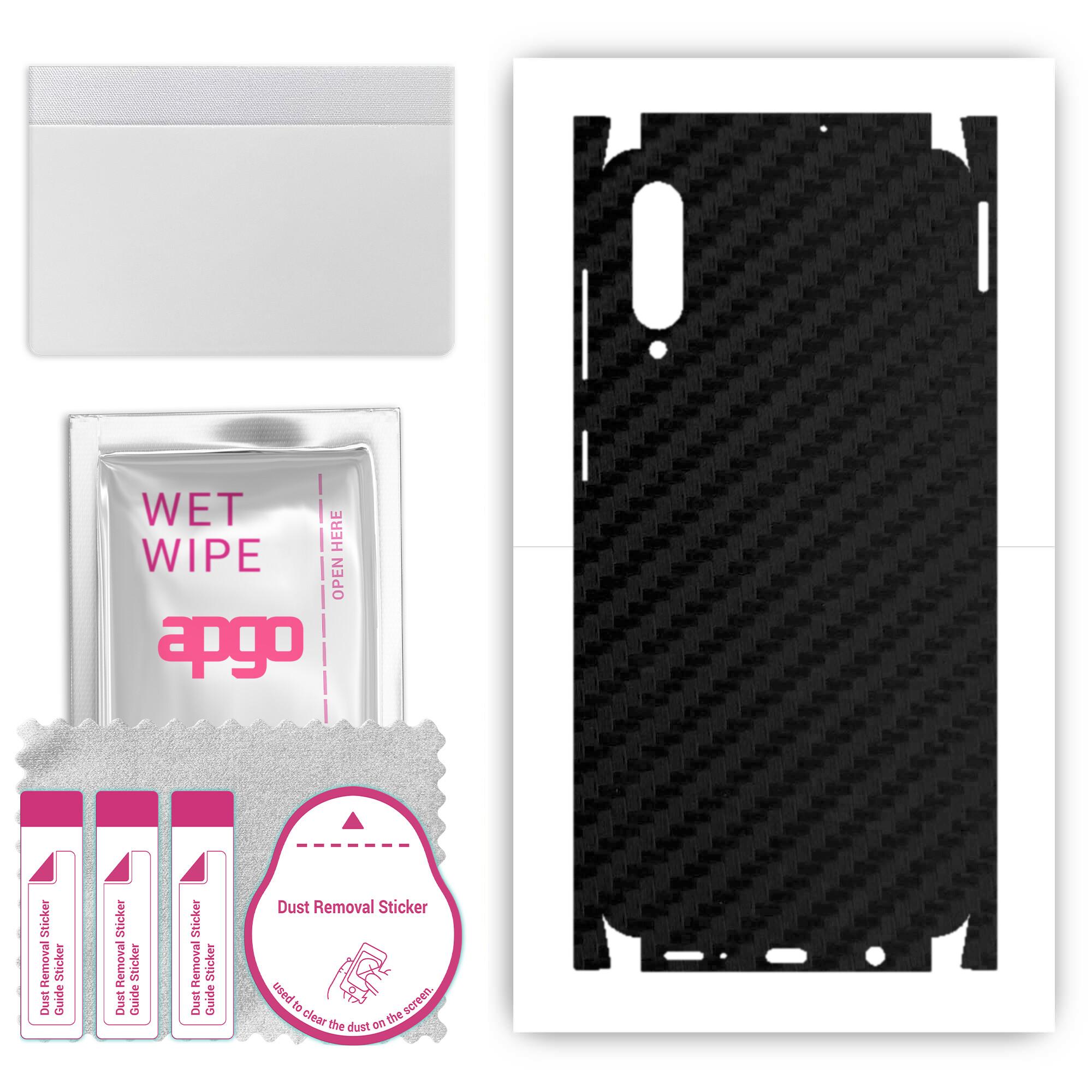 Apgo Protective Skin Sticker for the back+sides compatible with Samsung Galaxy A50s, Full Wrap Film, Foil, Vinyl - Pattern Carbon Black
Apgo Protective Skin Sticker for the back+sides compatible with Samsung Galaxy A50s, Full Wrap Film, Foil, Vinyl - Pattern Carbon Black