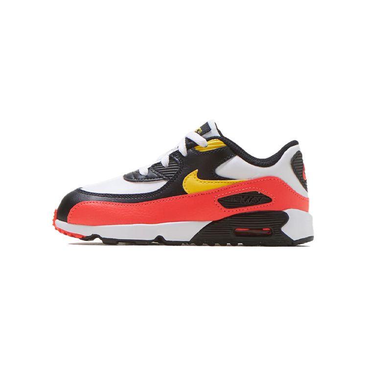 Nike Air Max 90 Leather TD Chrome Yellow Black Crimson Baby Sneakers White Bright-Crimson 833416-120 21
Nike Air Max 90 Leather TD Chrome Yellow Black Crimson Baby Sneakers White Bright-Crimson 833416-120 21