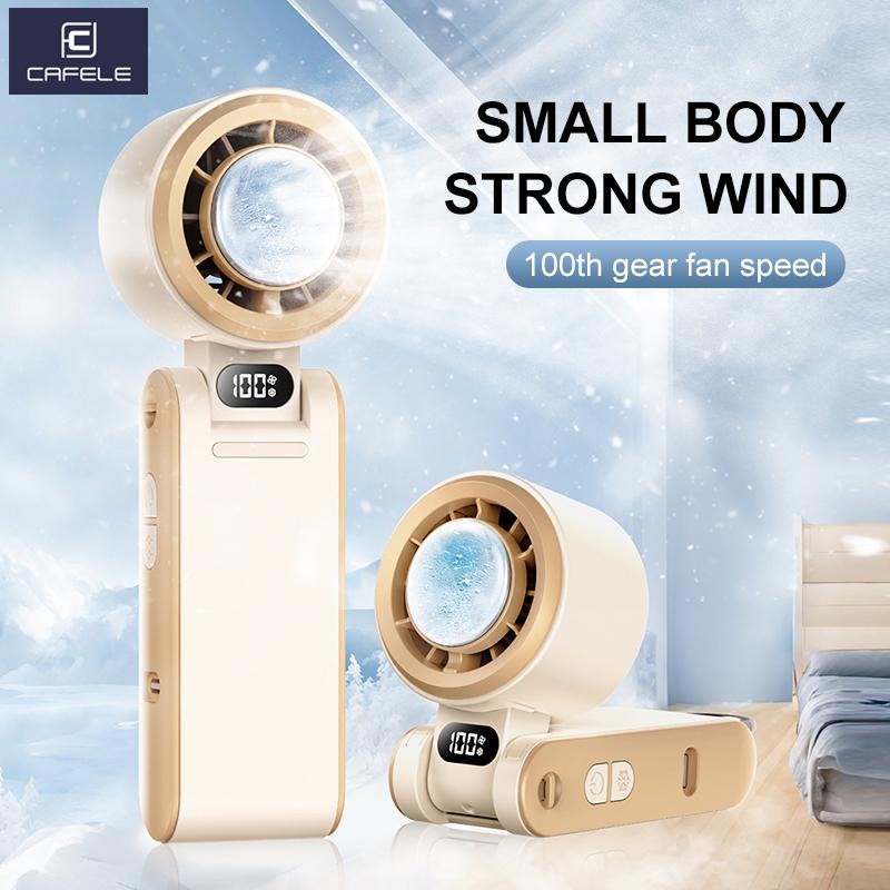 CAFELE High Speed Handheld Portable Fan 100 Wind Speeds Mini Turbo Fan 3000mAh Rechargeable Personal Fan With Cold Compress бежевий
CAFELE High Speed Handheld Portable Fan 100 Wind Speeds Mini Turbo Fan 3000mAh Rechargeable Personal Fan With Cold Compress бежевий