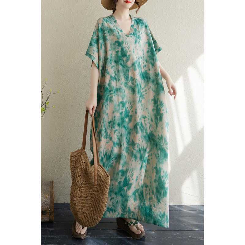 Женская тонкая хлопково-льняная свободная пляжная юбка, ретро длинная роба One size зелёный
Женская тонкая хлопково-льняная свободная пляжная юбка, ретро длинная роба One size зелёный