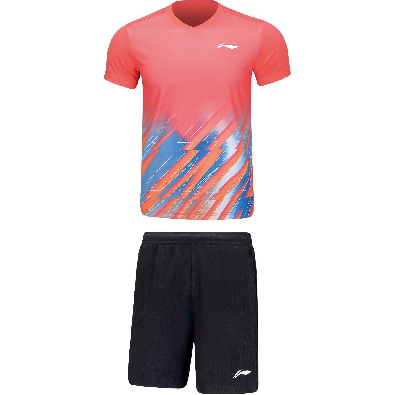 Li Ning Badminton Series Color Block удобный спортивный костюм для соревнований повседневный унисекс спортивная одежда AATU031-4 M
Li Ning Badminton Series Color Block удобный спортивный костюм для соревнований повседневный унисекс спортивная одежда AATU031-4 M
