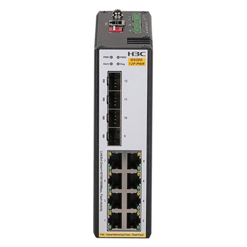H3C IE4300-12P-PWR Industrial PoE Switch
H3C IE4300-12P-PWR Industrial PoE Switch