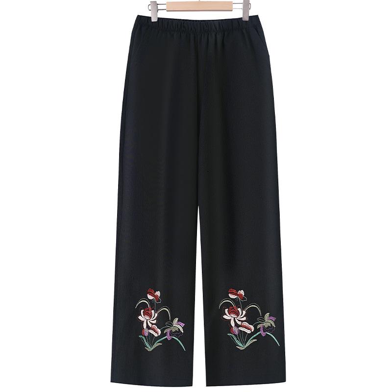 Grandma s Summer Cotton-Linen Wide-Leg Pants for Women - Plus Size, Middle-Aged & Elder Ladies Cropped Pants 3XL (110-125 jin)
Grandma s Summer Cotton-Linen Wide-Leg Pants for Women - Plus Size, Middle-Aged & Elder Ladies Cropped Pants 3XL (110-125 jin)