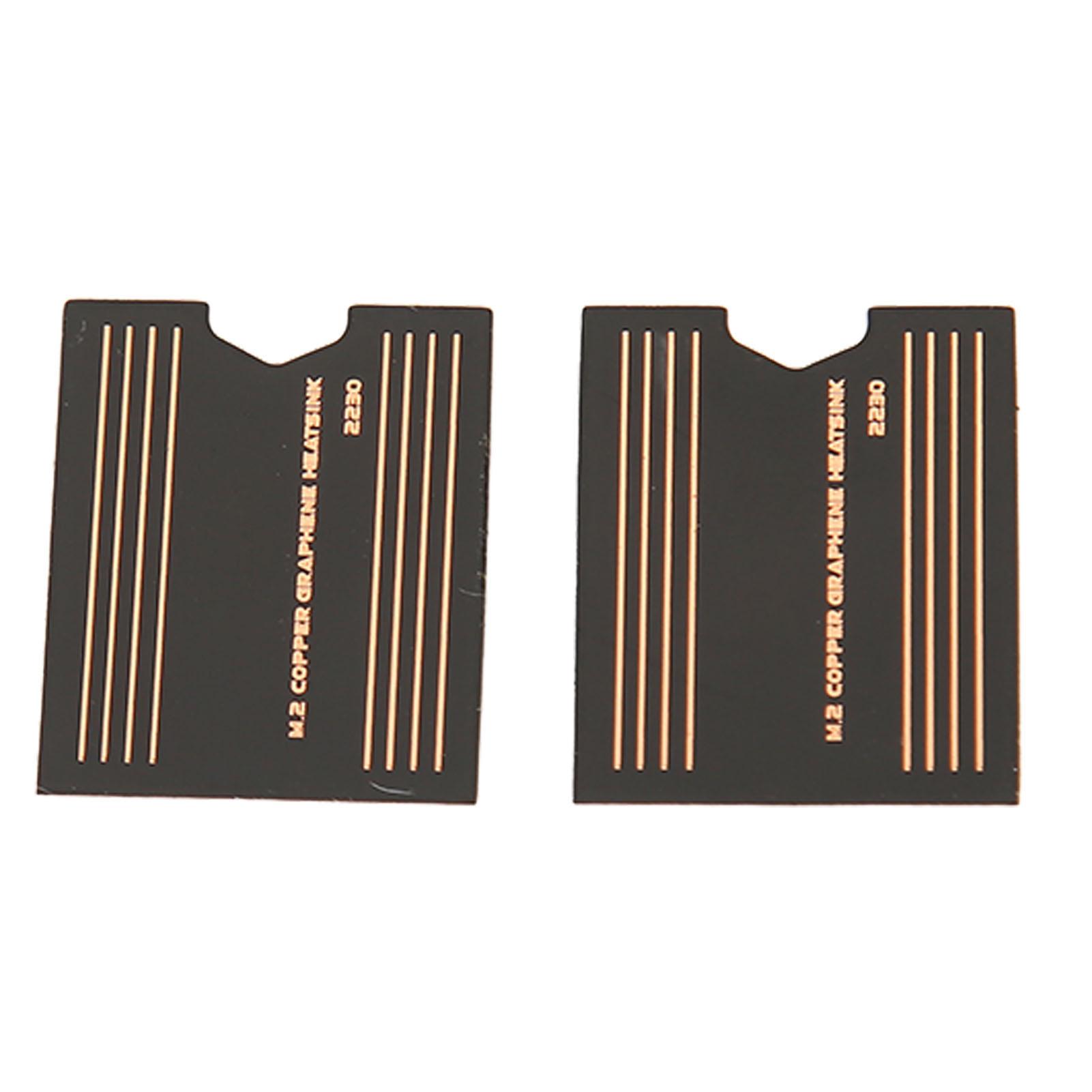 2PCS 2230 SSD Heatsink 0.15mm Brass Graphene 2230 SSD Thermal Cooling Pad for Laptop Gaming
2PCS 2230 SSD Heatsink 0.15mm Brass Graphene 2230 SSD Thermal Cooling Pad for Laptop Gaming