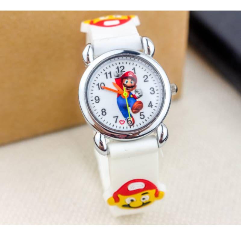 Super Mary 3d Silicone Quartz Watch For Kids Fun Cartoon Game Peripheral Electronic Toy Whitewatch
Super Mary 3d Silicone Quartz Watch For Kids Fun Cartoon Game Peripheral Electronic Toy Whitewatch