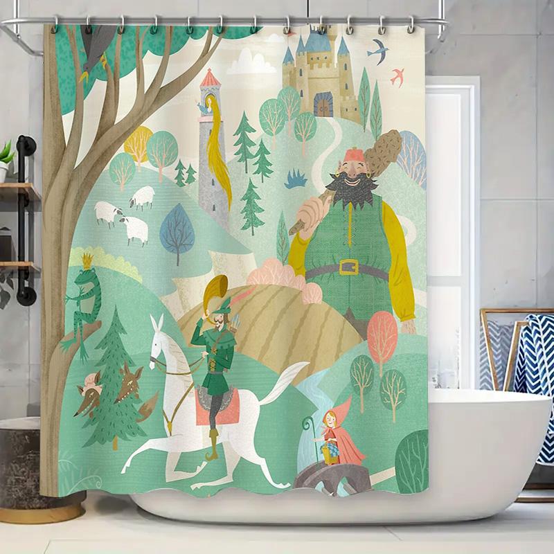 Fantasy Forest Hunter Shower Curtain Woodland Deer Stag Nature Theme Bathroom Decor Rustic Vintage Medieval Tapestry Backdrop W60H190(CM)-1 Pcs
Fantasy Forest Hunter Shower Curtain Woodland Deer Stag Nature Theme Bathroom Decor Rustic Vintage Medieval Tapestry Backdrop W60H190(CM)-1 Pcs