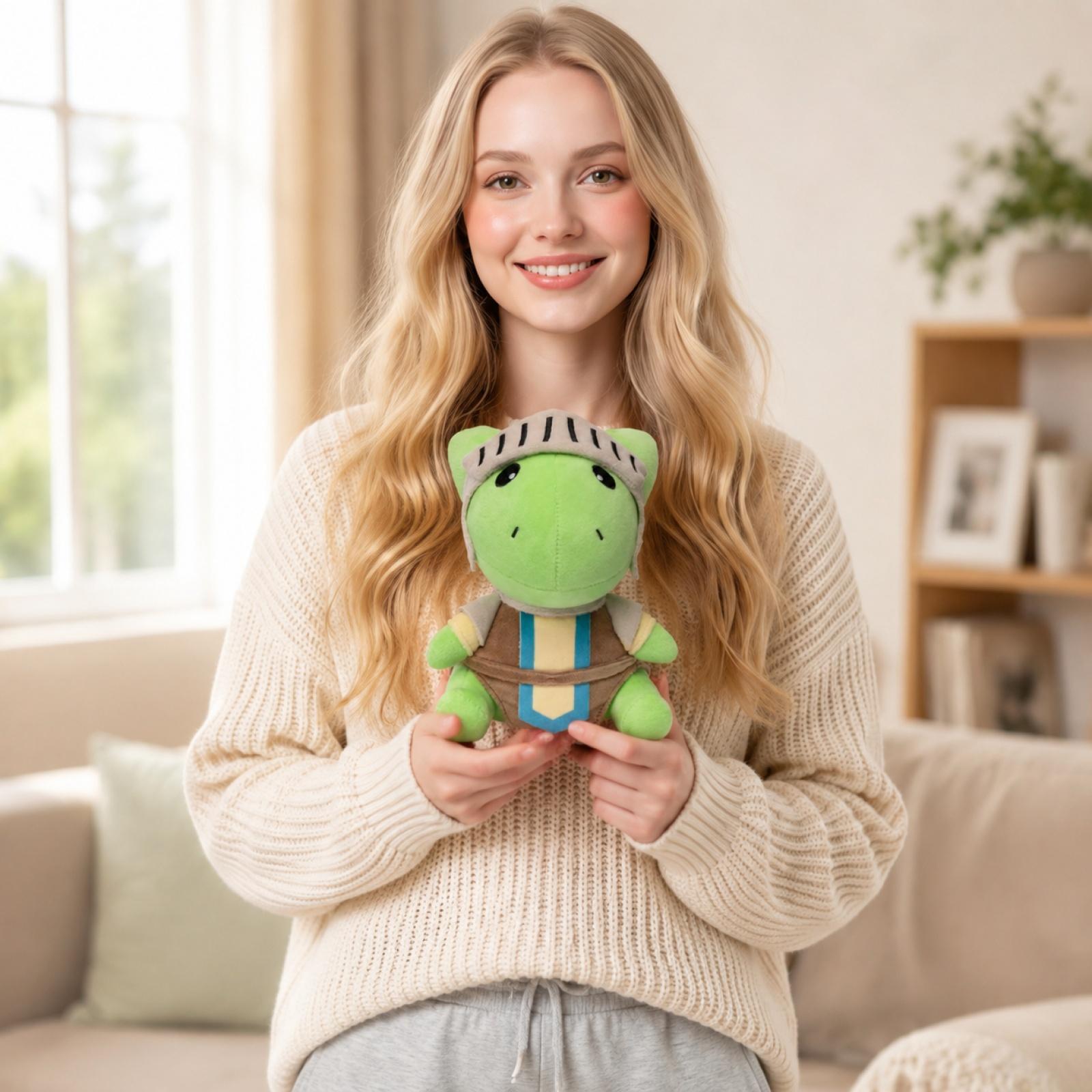 Plush Toy Soft Stuffed Animal Knight Character Design with Helmet and Armor Outfit for Collectors and Gift Giving One Size
Plush Toy Soft Stuffed Animal Knight Character Design with Helmet and Armor Outfit for Collectors and Gift Giving One Size