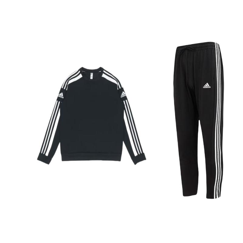 Толстовка с длинными рукавами и круглым вырезом с принтом логотипа Adidas High Street и трикотажные брюки на шнурке, повседневный спортивный комплект IC0044+GT6638 L
Толстовка с длинными рукавами и круглым вырезом с принтом логотипа Adidas High Street и трикотажные брюки на шнурке, повседневный спортивный комплект IC0044+GT6638 L