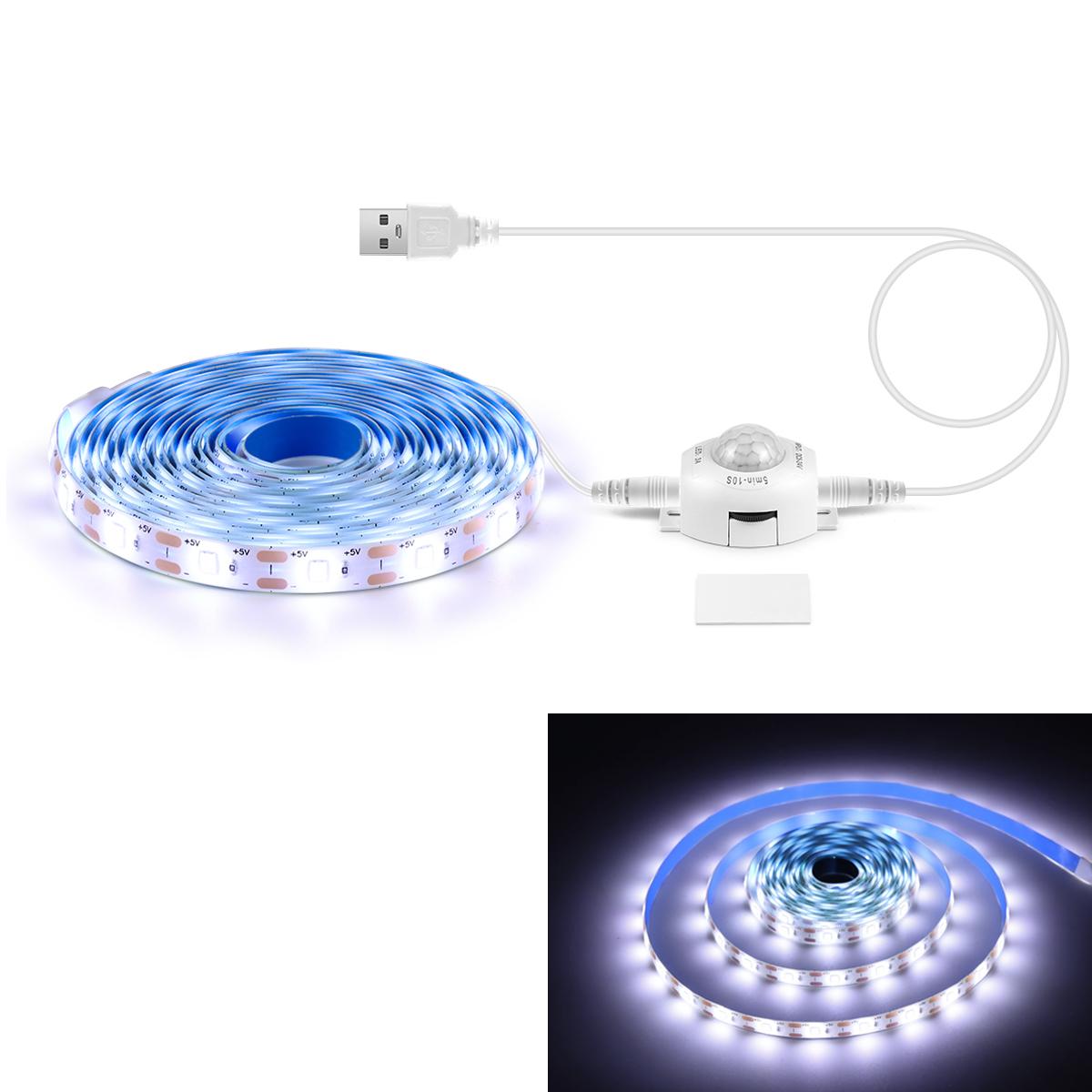 USB Under Bed LED Strip Night Lights PIR Motion Sensor Waterproof Lamp 5V 60leds/M LED Tape Kitchen Cabinet Backlight Room Decor 1m білий
USB Under Bed LED Strip Night Lights PIR Motion Sensor Waterproof Lamp 5V 60leds/M LED Tape Kitchen Cabinet Backlight Room Decor 1m білий