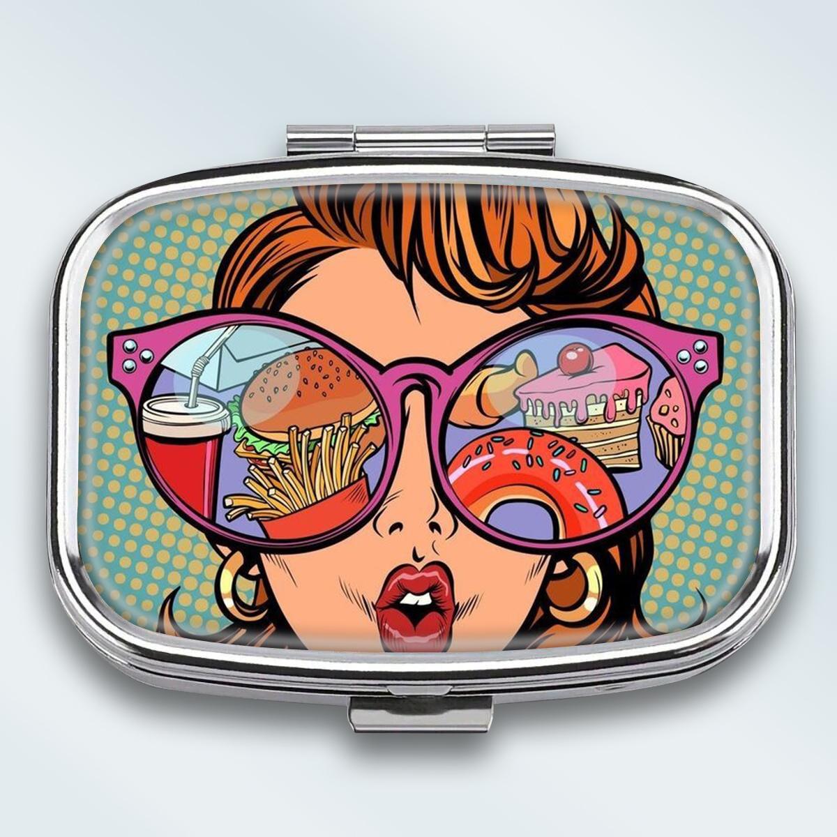Portable Pill Box with 2 Compartments, Mini Metal Medicine Organizer Case, Cute Printed Pill Container for Vitamins, Pills, Jewelry, Travel, Daily Use різнокольоровий
Portable Pill Box with 2 Compartments, Mini Metal Medicine Organizer Case, Cute Printed Pill Container for Vitamins, Pills, Jewelry, Travel, Daily Use різнокольоровий