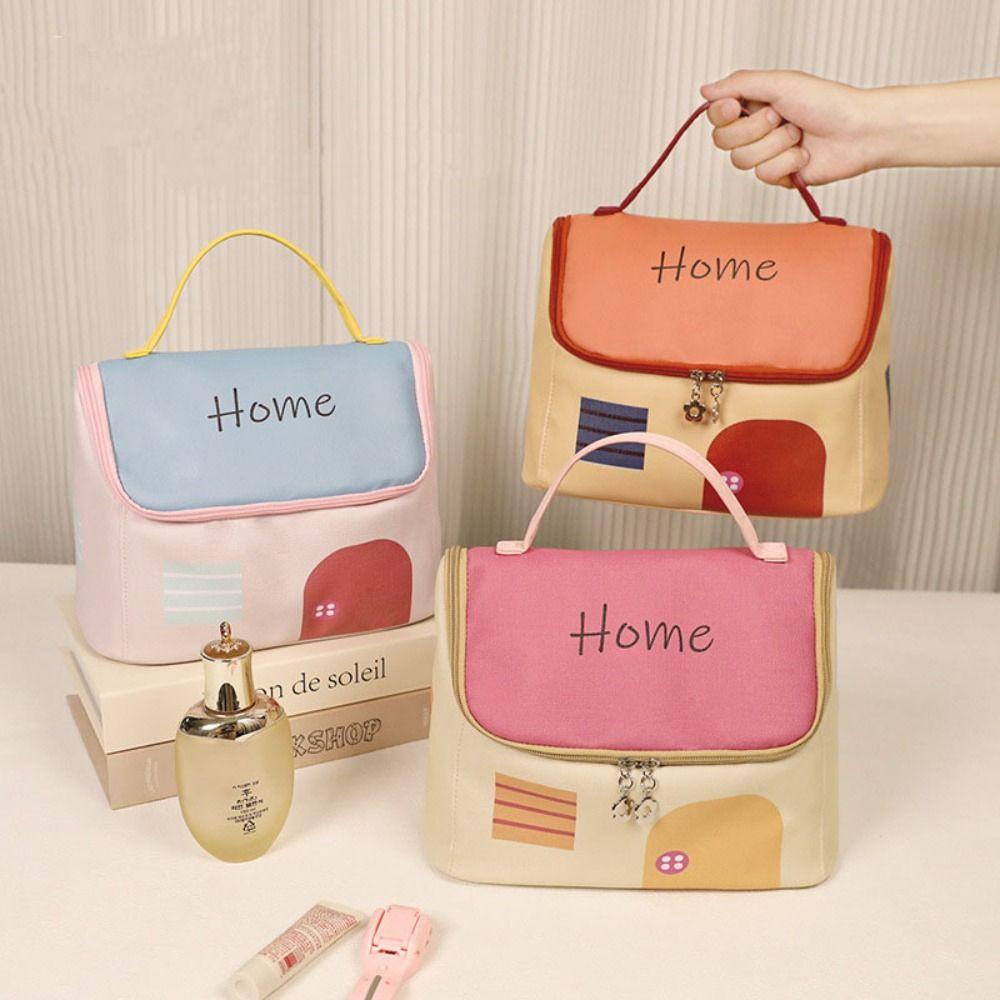 Large Capacity Handheld Cosmetic Case House-shaped Toiletry Storage Bag Girls Style1-Pink
Large Capacity Handheld Cosmetic Case House-shaped Toiletry Storage Bag Girls Style1-Pink