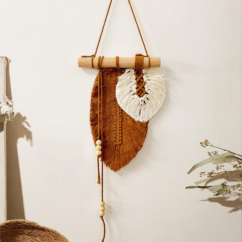 Small Macrame Wall Hanging Boho Woven Leaf Macrame Tapestry Wall Art for Bedroom Home Room Decor GIft for Women Girls коричневий
Small Macrame Wall Hanging Boho Woven Leaf Macrame Tapestry Wall Art for Bedroom Home Room Decor GIft for Women Girls коричневий
