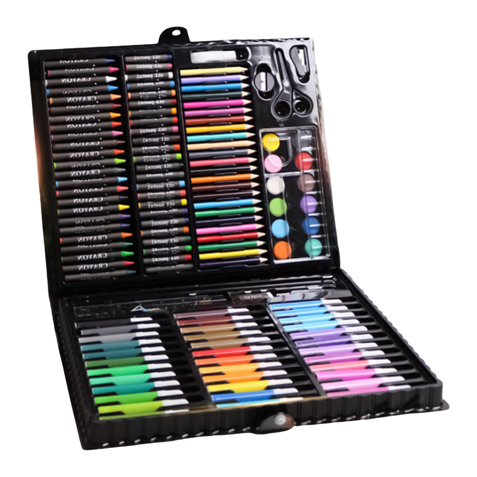 150-Piece Kids Watercolor Painting Set with Plastic Case Art Supplies for Students Creative Gift Box Non-Toxic Colors
150-Piece Kids Watercolor Painting Set with Plastic Case Art Supplies for Students Creative Gift Box Non-Toxic Colors