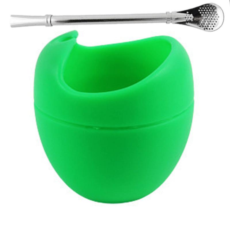 5oz Silicone Bombillas Yerba Mate Cup Set Tea Cup With Yerba Bombilla Straw BPA Free Thermal Mug Bar Dinnerware Accessories зелёный
5oz Silicone Bombillas Yerba Mate Cup Set Tea Cup With Yerba Bombilla Straw BPA Free Thermal Mug Bar Dinnerware Accessories зелёный