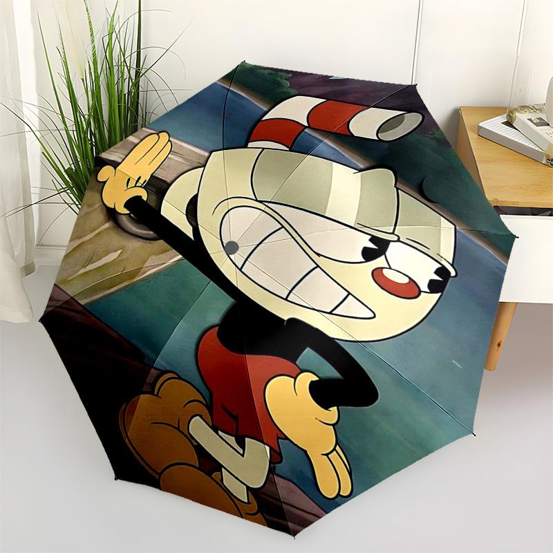 1pc Cuphead Outdoor Umbrella - Automatic Opening & Closing, Portable Tri-Fold Design with 8-Rib Iron Frame - Perfect Gift for Fans, Travelers, Everyda
1pc Cuphead Outdoor Umbrella - Automatic Opening & Closing, Portable Tri-Fold Design with 8-Rib Iron Frame - Perfect Gift for Fans, Travelers, Everyda