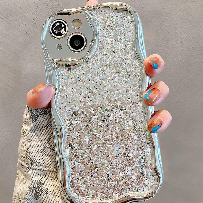 Wave Pattern Electroplated Phone Case for IPhone 17 Promax, Hand-held Chain, Heart-shaped Pearl for Apple 16 Women s Model For iPhone 17Promax
Wave Pattern Electroplated Phone Case for IPhone 17 Promax, Hand-held Chain, Heart-shaped Pearl for Apple 16 Women s Model For iPhone 17Promax