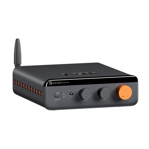 Fosi Audio BT20A MAX Stereo Power Amplifier 300W x 2 Hi-Fi Audio Amplifier with PFFB Technology, LDAC Compatible, Bluetooth 6.0, Dual Independent Powe
Fosi Audio BT20A MAX Stereo Power Amplifier 300W x 2 Hi-Fi Audio Amplifier with PFFB Technology, LDAC Compatible, Bluetooth 6.0, Dual Independent Powe