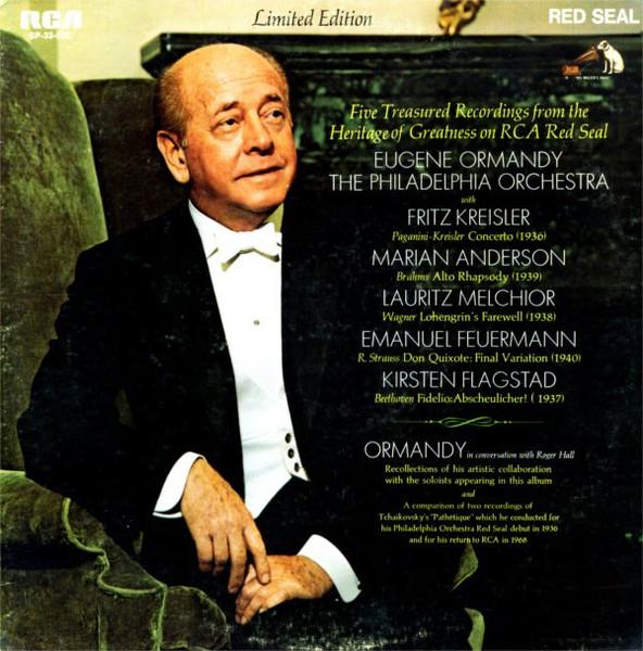 LP Record EUGENE ORMANDY, THE PHILADELPHIA OR - Five Treasured Recordings From The SP33555 RCA RED SEAL 1969 US Classical Used
LP Record EUGENE ORMANDY, THE PHILADELPHIA OR - Five Treasured Recordings From The SP33555 RCA RED SEAL 1969 US Classical Used