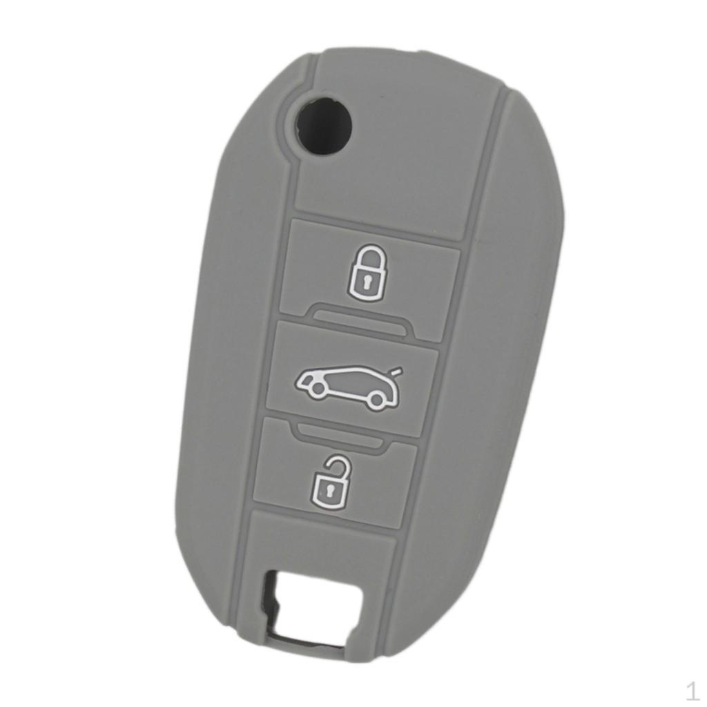 Silicone Car Key Case Cover Fit for Folding Remote Fob Shell 3 Buttons Gray
Silicone Car Key Case Cover Fit for Folding Remote Fob Shell 3 Buttons Gray