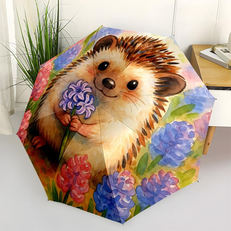 1pc Hedgehog Flowers Automatic Opening/Closing Folding Umbrella with 8 Ribs,Windproof Portable Sunshade Umbrella Holiday gift yy260401076
1pc Hedgehog Flowers Automatic Opening/Closing Folding Umbrella with 8 Ribs,Windproof Portable Sunshade Umbrella Holiday gift yy260401076
