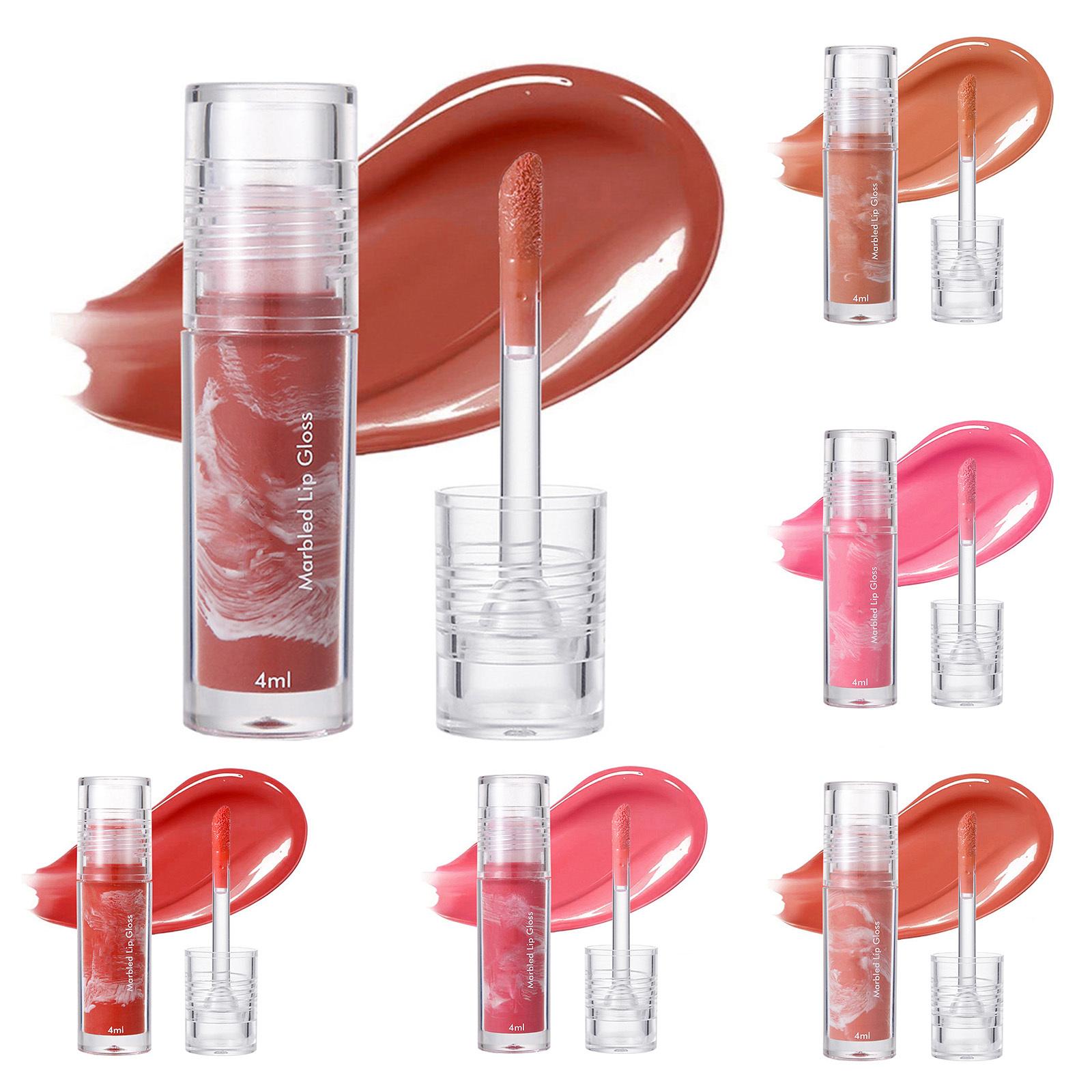 Marble Effect Lip Gloss 3.5ML Smooth Shiny Hydrating Lip Gloss for Women Girls Lightweight Non Sticky Mirror Lip Gloss Long Lasting Makeup Beauty Tool One Size
Marble Effect Lip Gloss 3.5ML Smooth Shiny Hydrating Lip Gloss for Women Girls Lightweight Non Sticky Mirror Lip Gloss Long Lasting Makeup Beauty Tool One Size