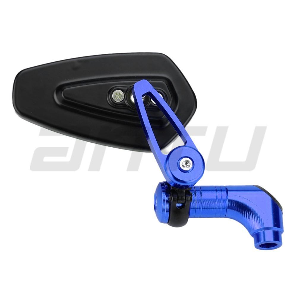 Motorcycle modified CNC aluminum alloy reflector, foldable aluminum alloy reversing mirror, scooter, universal for electric vehicles синій
Motorcycle modified CNC aluminum alloy reflector, foldable aluminum alloy reversing mirror, scooter, universal for electric vehicles синій