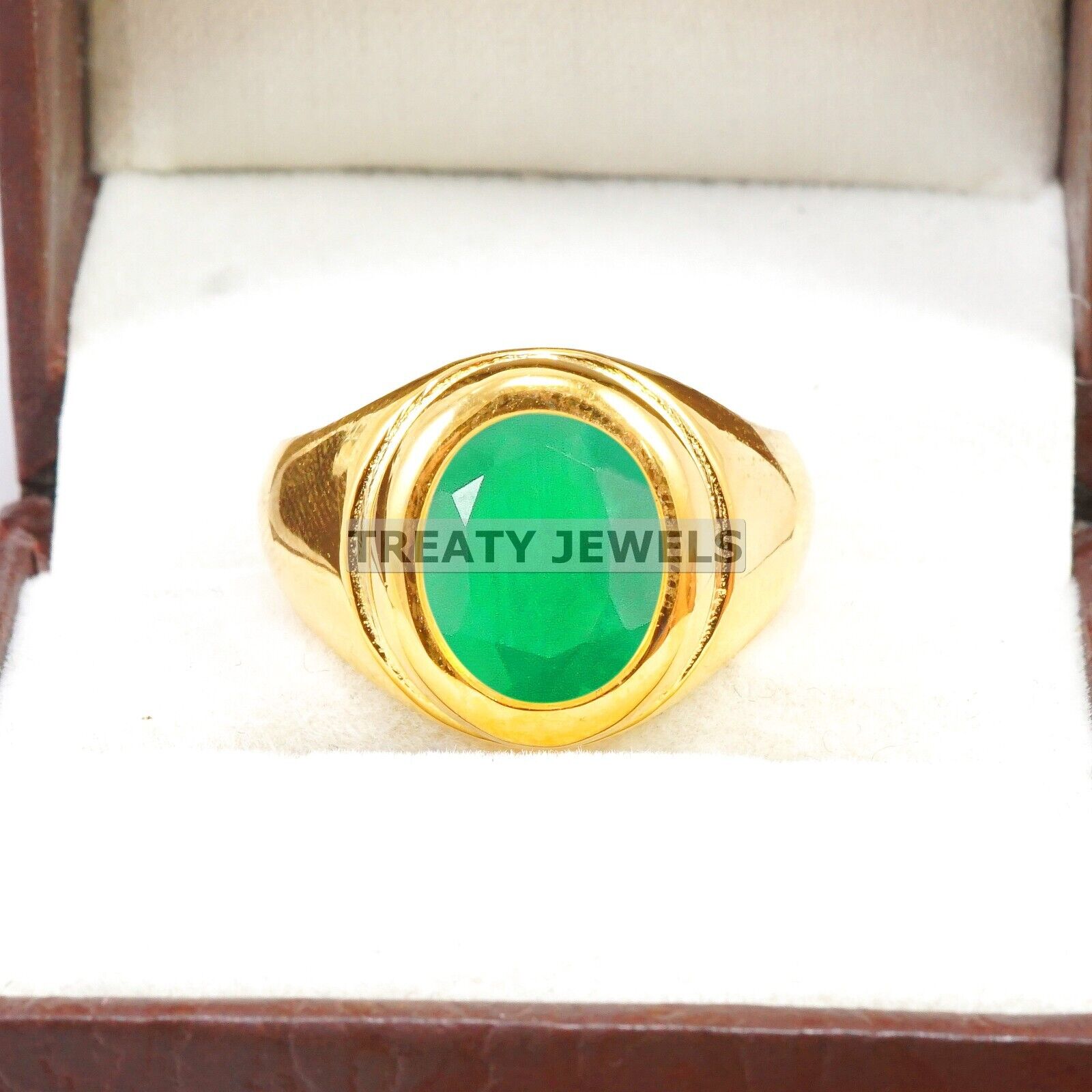 Emerald Oval Cut With 925 Sterling Silver Gold Plated Ring For Men s #B26 JL375671276205 4-16 US золотий
Emerald Oval Cut With 925 Sterling Silver Gold Plated Ring For Men s #B26 JL375671276205 4-16 US золотий