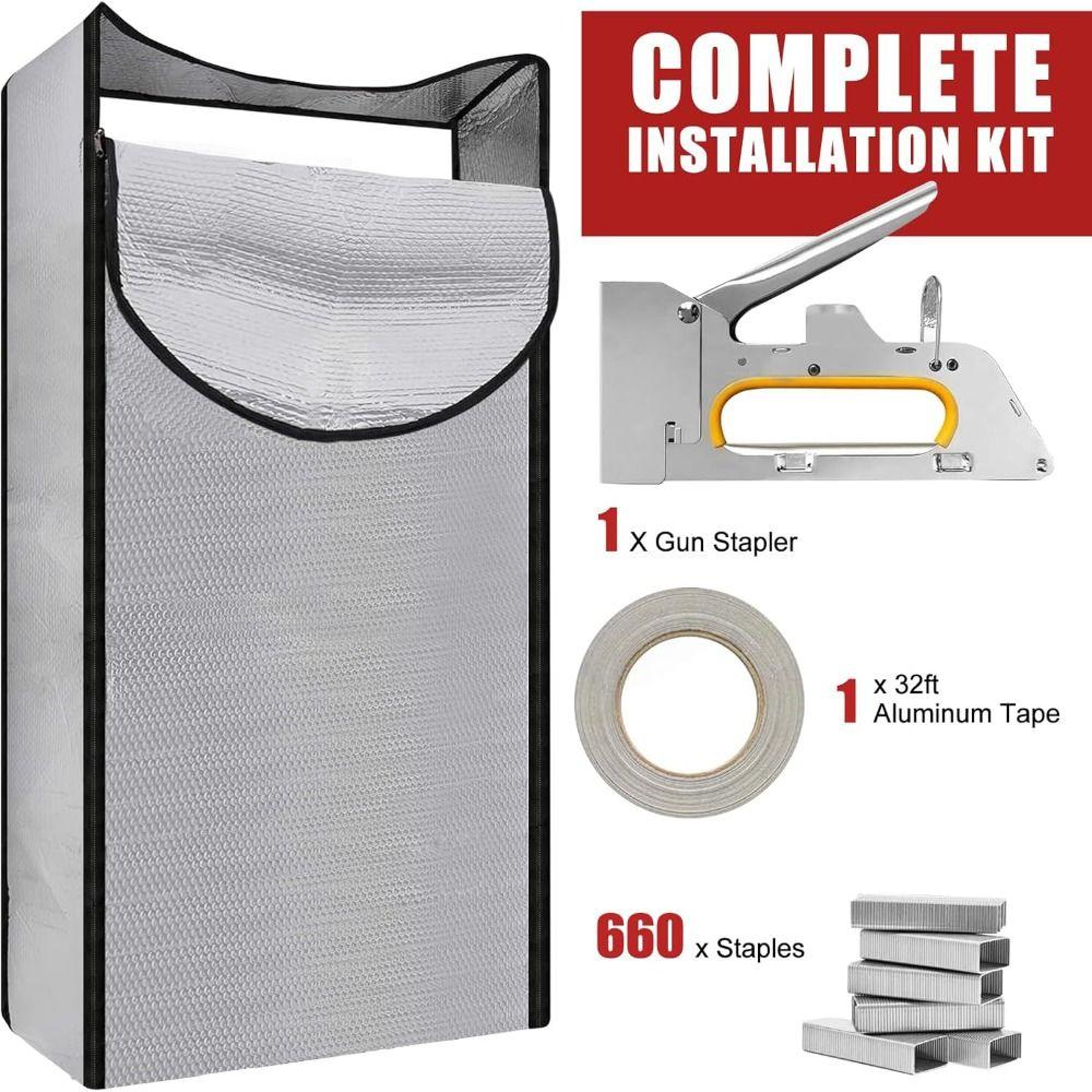 Heat Shield Attic Tent 25x54x11in Reflective Barrier High Quality Stairs Insulation Cover Door Attic Cover
Heat Shield Attic Tent 25x54x11in Reflective Barrier High Quality Stairs Insulation Cover Door Attic Cover