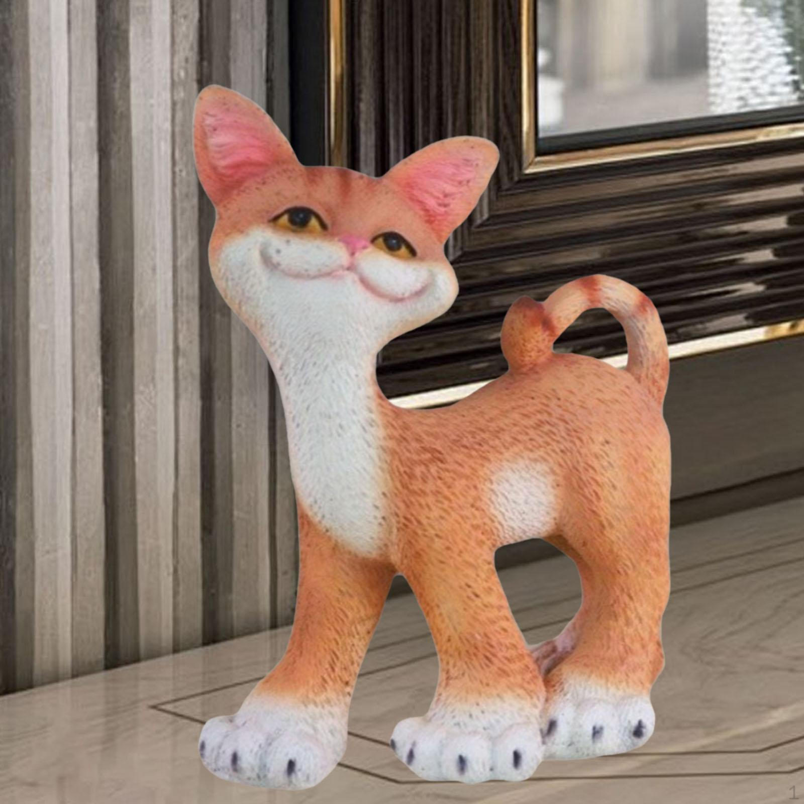 Cat Figurine Crafts Tabletop Centerpiece Lucky Ornaments for Restaurant Bedroom оранжевый
Cat Figurine Crafts Tabletop Centerpiece Lucky Ornaments for Restaurant Bedroom оранжевый