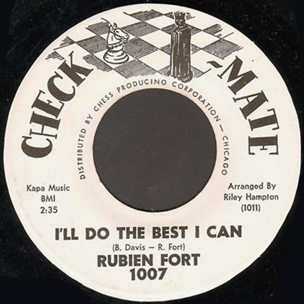 7-дюймовая пластинка RUBIEN FORT - I ll Do The Best I Can / Nobody 1007 Check-Mate 1962 US Соул/Фанк Б/У
7-дюймовая пластинка RUBIEN FORT - I ll Do The Best I Can / Nobody 1007 Check-Mate 1962 US Соул/Фанк Б/У