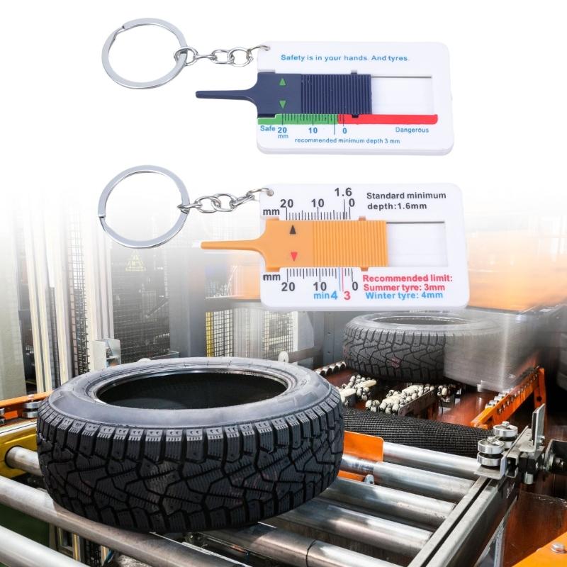4PCS Tire Treads Depth Gauges 0 to 20mm Keychains Tire Depth Gauges for Vehilces M68E China Mainland
4PCS Tire Treads Depth Gauges 0 to 20mm Keychains Tire Depth Gauges for Vehilces M68E China Mainland