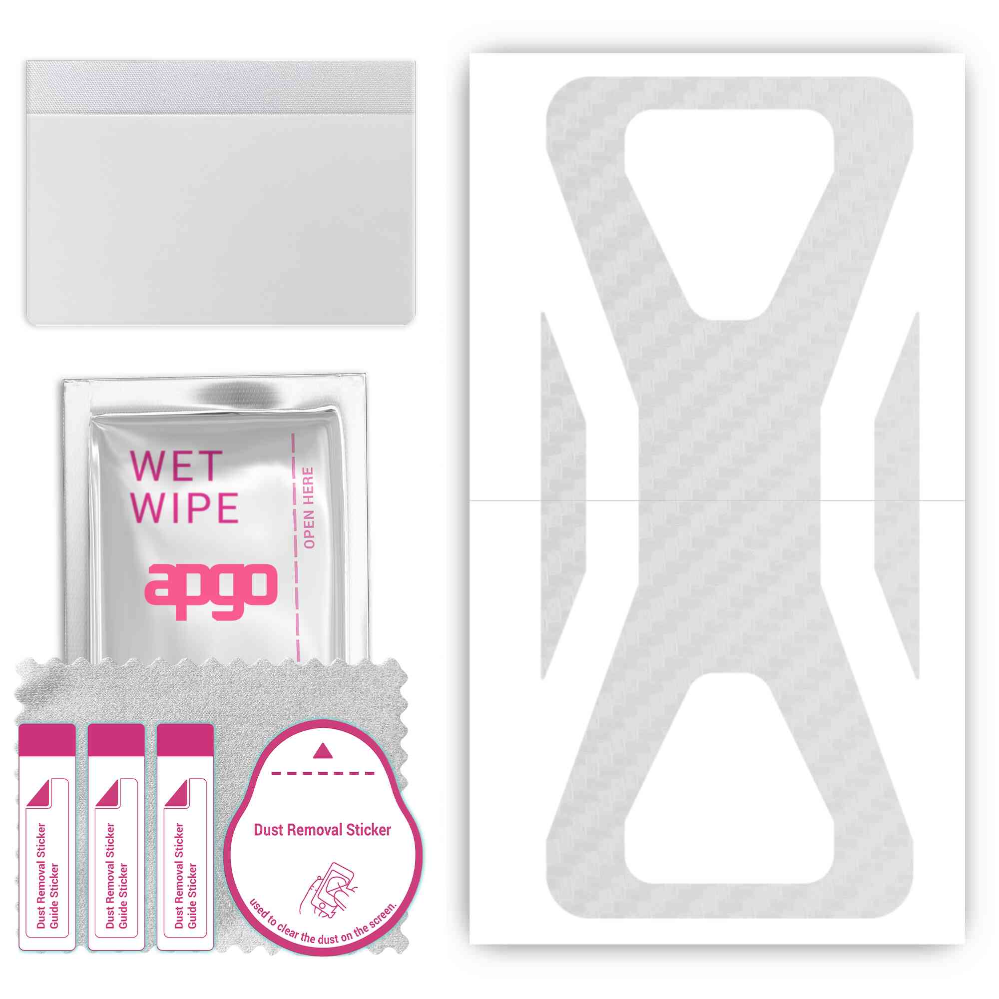 apgo Protective Skin Sticker for the back compatible with Black Shark 3 Pro, Wrap Film, Foil, Vinyl - Pattern Transparent Carbon
apgo Protective Skin Sticker for the back compatible with Black Shark 3 Pro, Wrap Film, Foil, Vinyl - Pattern Transparent Carbon