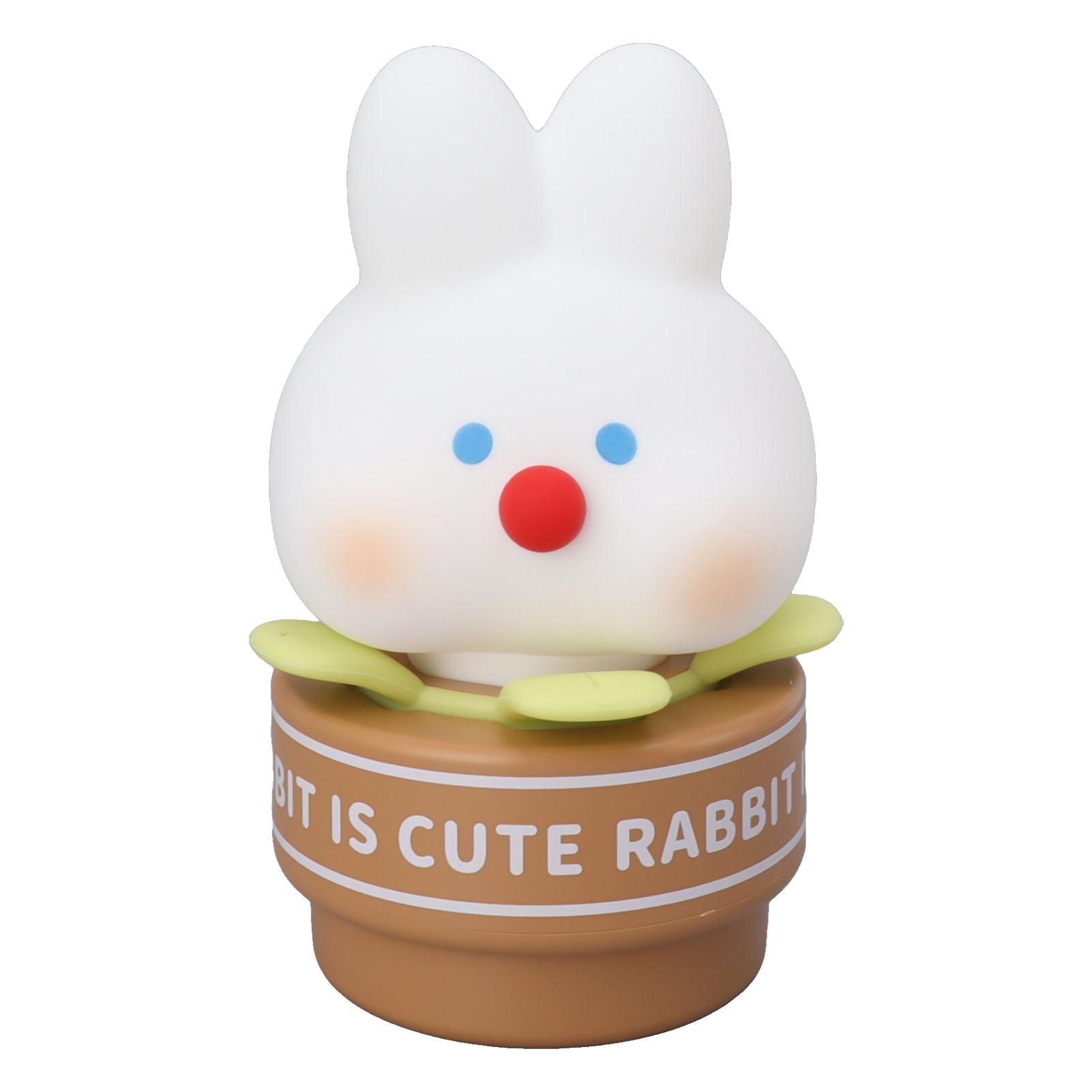 Настольный ночник Мультяшный кролик Силиконовая лампа USB Перезаряжаемый Детский настольный светильник 3 уровня яркости
Настольный ночник Мультяшный кролик Силиконовая лампа USB Перезаряжаемый Детский настольный светильник 3 уровня яркости