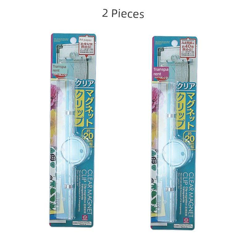 Japanese-Style Transparent Document Folder Large Clip Material Clip with Magnet Adsorption Long Tang 2 Pieces Transparent 2 Pieces
Japanese-Style Transparent Document Folder Large Clip Material Clip with Magnet Adsorption Long Tang 2 Pieces Transparent 2 Pieces