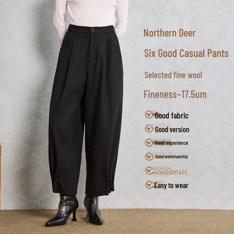 Women s High-Waist Double-Pleated Tapered Wide-Leg Trousers L
Women s High-Waist Double-Pleated Tapered Wide-Leg Trousers L