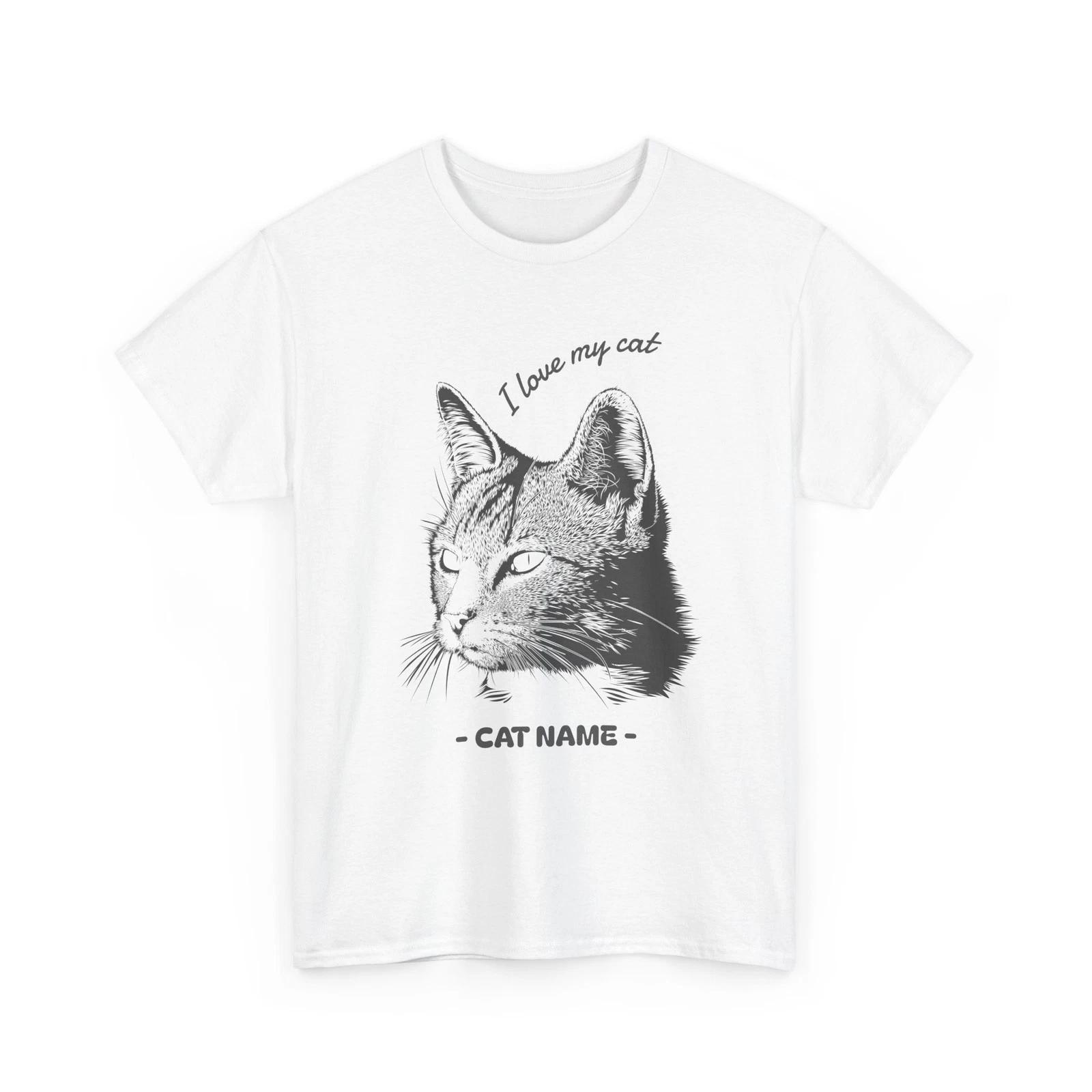 T-shirt I love my cat, with your custom text 100% cotton XL
T-shirt I love my cat, with your custom text 100% cotton XL