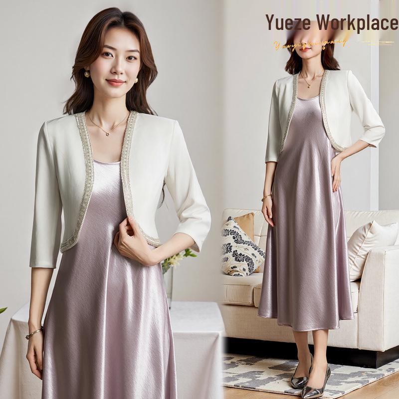 Women s Collarless Blazer Suit Set - Three-Quarter Sleeves, Spring/Summer 2025 Professional Workwear XXXL
Women s Collarless Blazer Suit Set - Three-Quarter Sleeves, Spring/Summer 2025 Professional Workwear XXXL