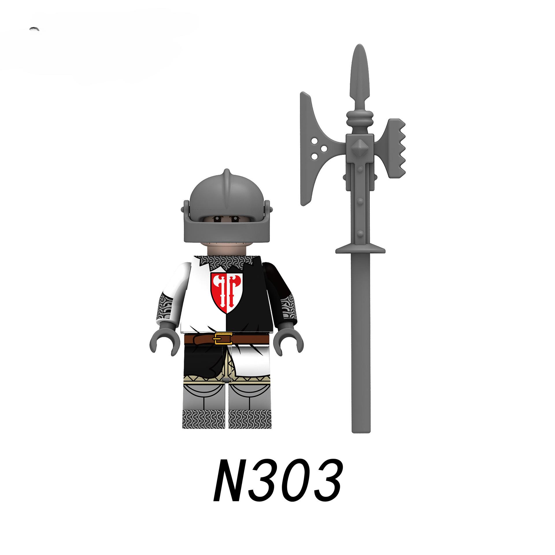 N301-308 Средневековая война, шотландский великий фехтовальщик, солдат, строительные блоки, игрушки
N301-308 Средневековая война, шотландский великий фехтовальщик, солдат, строительные блоки, игрушки