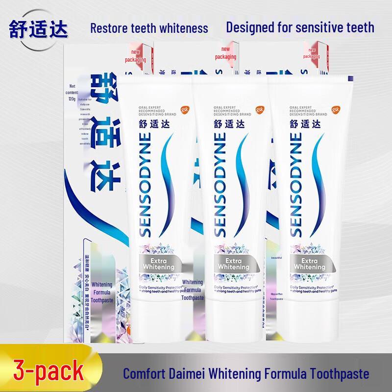 Sensodyne Whitening Formula Toothpaste Triple Pack
Sensodyne Whitening Formula Toothpaste Triple Pack