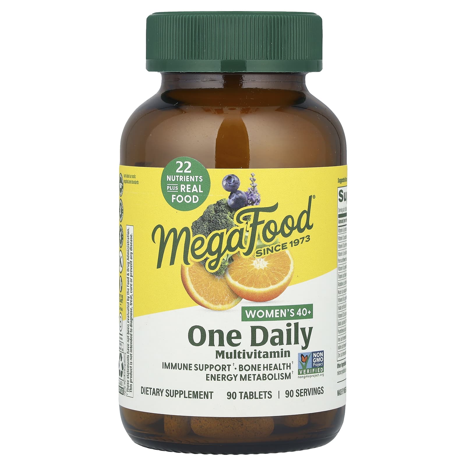 MegaFood, one daily multivitamin for women over 40, 90 tablets
MegaFood, one daily multivitamin for women over 40, 90 tablets