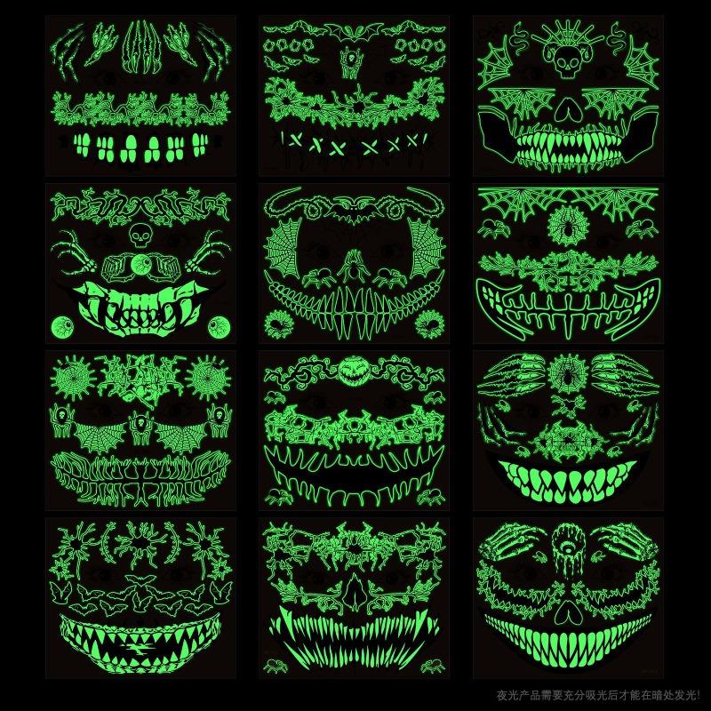 Funny Halloween Horror Mouth Luminous Tattoo Sticker, Face Sticker, Three-dimensional Spider Scar Waterproof 13.5*16 cm,opp
Funny Halloween Horror Mouth Luminous Tattoo Sticker, Face Sticker, Three-dimensional Spider Scar Waterproof 13.5*16 cm,opp
