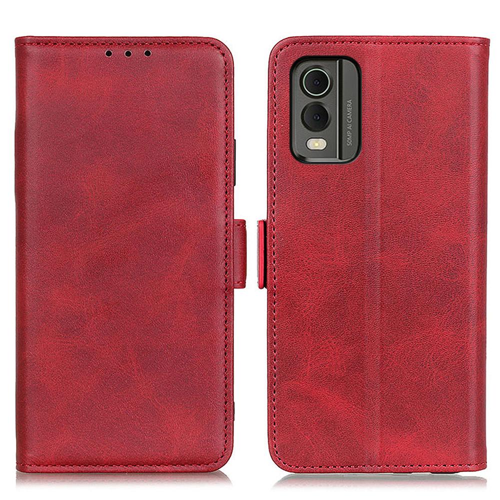 Phone Cover for Nokia C32 Anti-drop Cowhide Texture PU Leather Foldable Stand Wallet Case Red
Phone Cover for Nokia C32 Anti-drop Cowhide Texture PU Leather Foldable Stand Wallet Case Red
