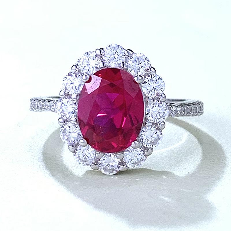 Xiancan Jewelry 2023 Classic European & American Pigeon Blood Red Zircon Ring in S925 Silver Size 7
Xiancan Jewelry 2023 Classic European & American Pigeon Blood Red Zircon Ring in S925 Silver Size 7
