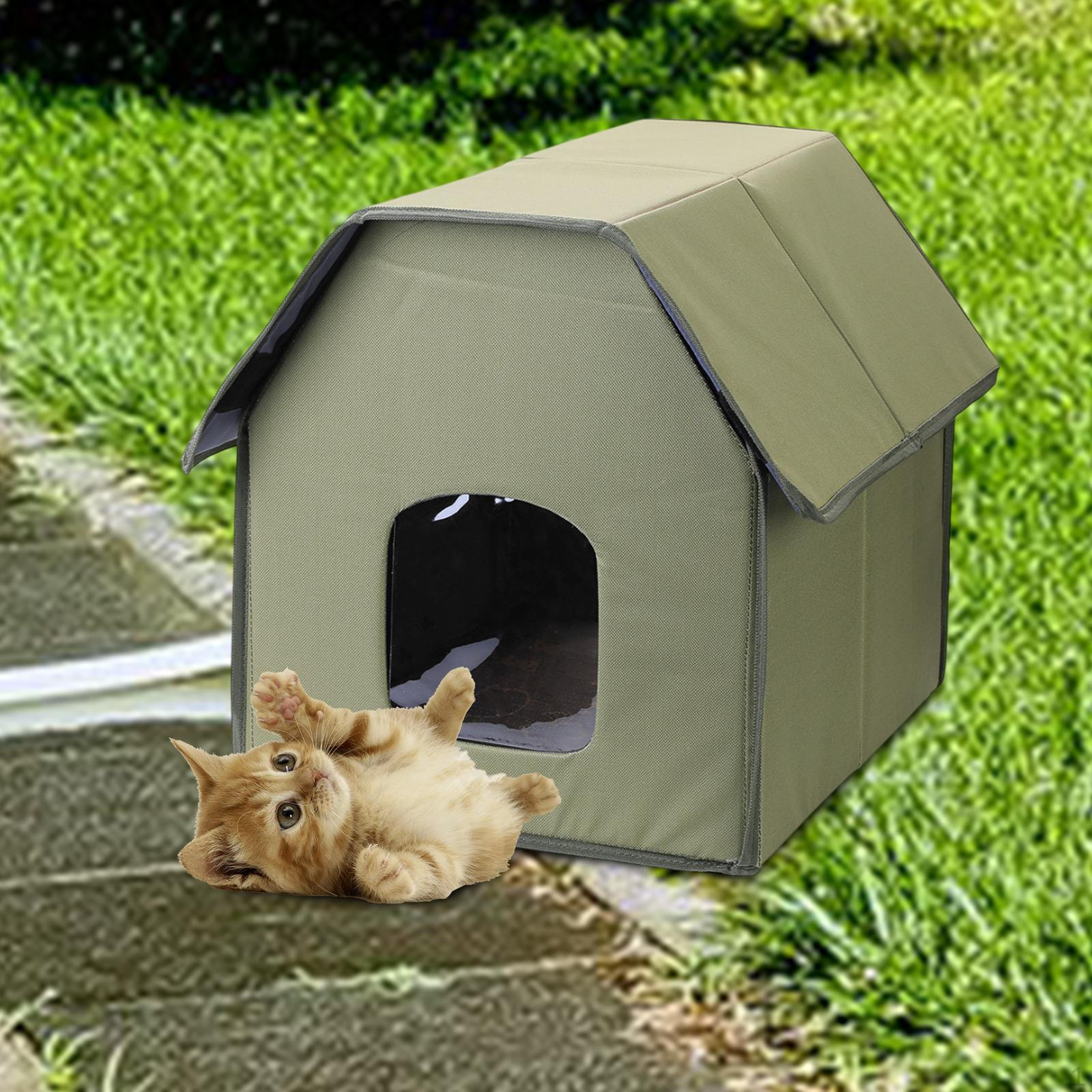 Кошачий домик для уличных кошек, приют для бродячих кошек, лежанка для собак, пещера для котят, водонепроницаемая, теплая, ветрозащитная Green Flat Top
Кошачий домик для уличных кошек, приют для бродячих кошек, лежанка для собак, пещера для котят, водонепроницаемая, теплая, ветрозащитная Green Flat Top