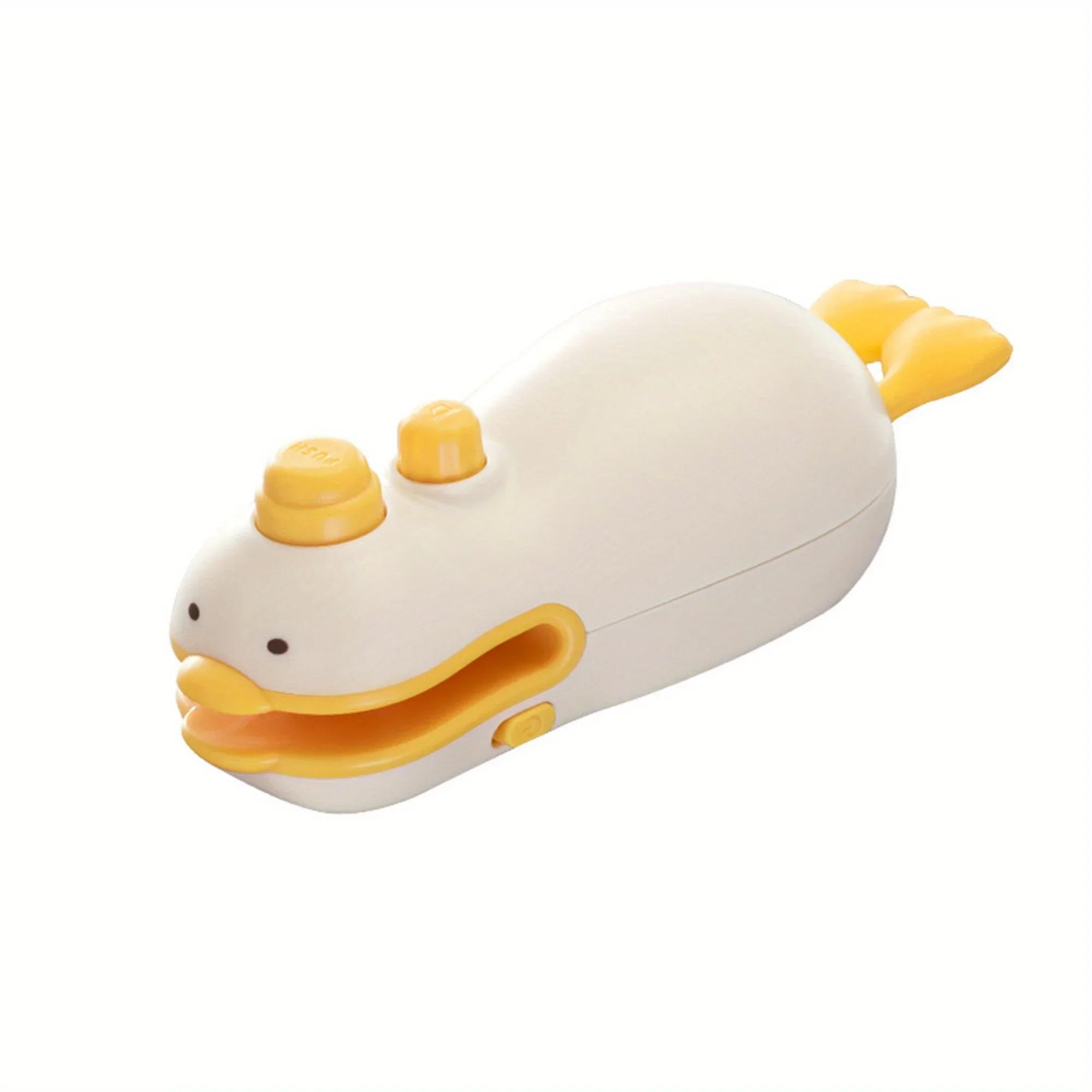 1PC Cute Duck Handheld Vacuum Sealer Rechargeable Magnetic Bag Sealer for Freshness Portable Easy Use Kitchen Gadget 2 in 1 Mini
1PC Cute Duck Handheld Vacuum Sealer Rechargeable Magnetic Bag Sealer for Freshness Portable Easy Use Kitchen Gadget 2 in 1 Mini