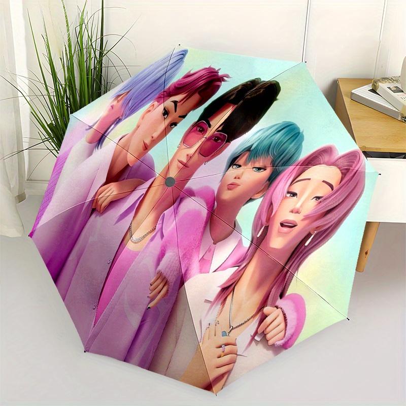 KPop Demon X Automatic opening and closing folding umbrella with 8-rib frame and compact travel design, perfect for all occasions | Stylish
KPop Demon X Automatic opening and closing folding umbrella with 8-rib frame and compact travel design, perfect for all occasions | Stylish