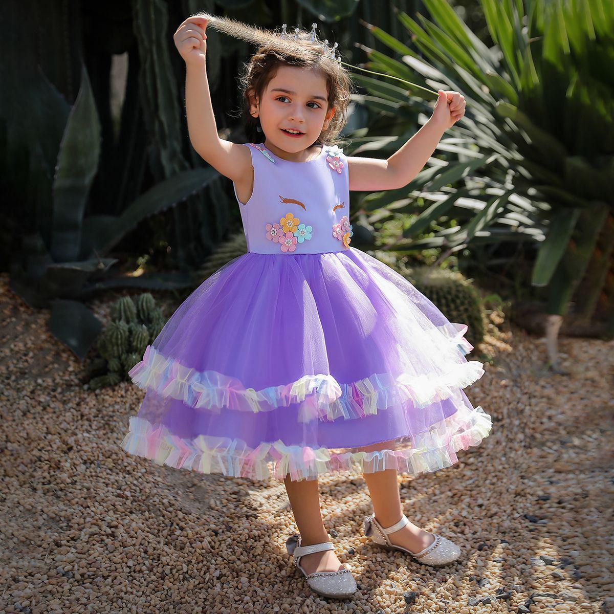 Unicorn Princess First Birthday Dress for Girls – Mesh Flower Skirt and Wedding Gift 100cm фиолетовый
Unicorn Princess First Birthday Dress for Girls – Mesh Flower Skirt and Wedding Gift 100cm фиолетовый