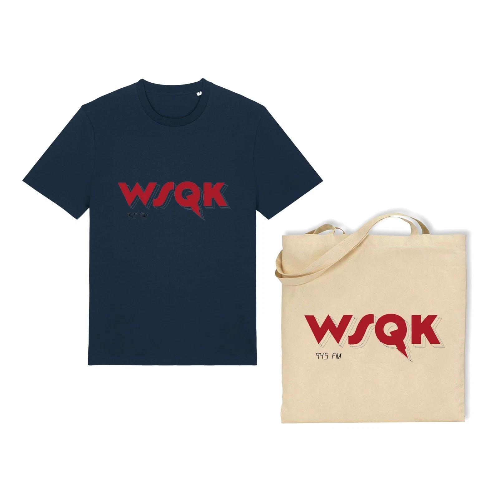 COMBO Unisex T-Shirt & Tote Bag Set- WSQK Radio-Stranger Things TV 2XL
COMBO Unisex T-Shirt & Tote Bag Set- WSQK Radio-Stranger Things TV 2XL